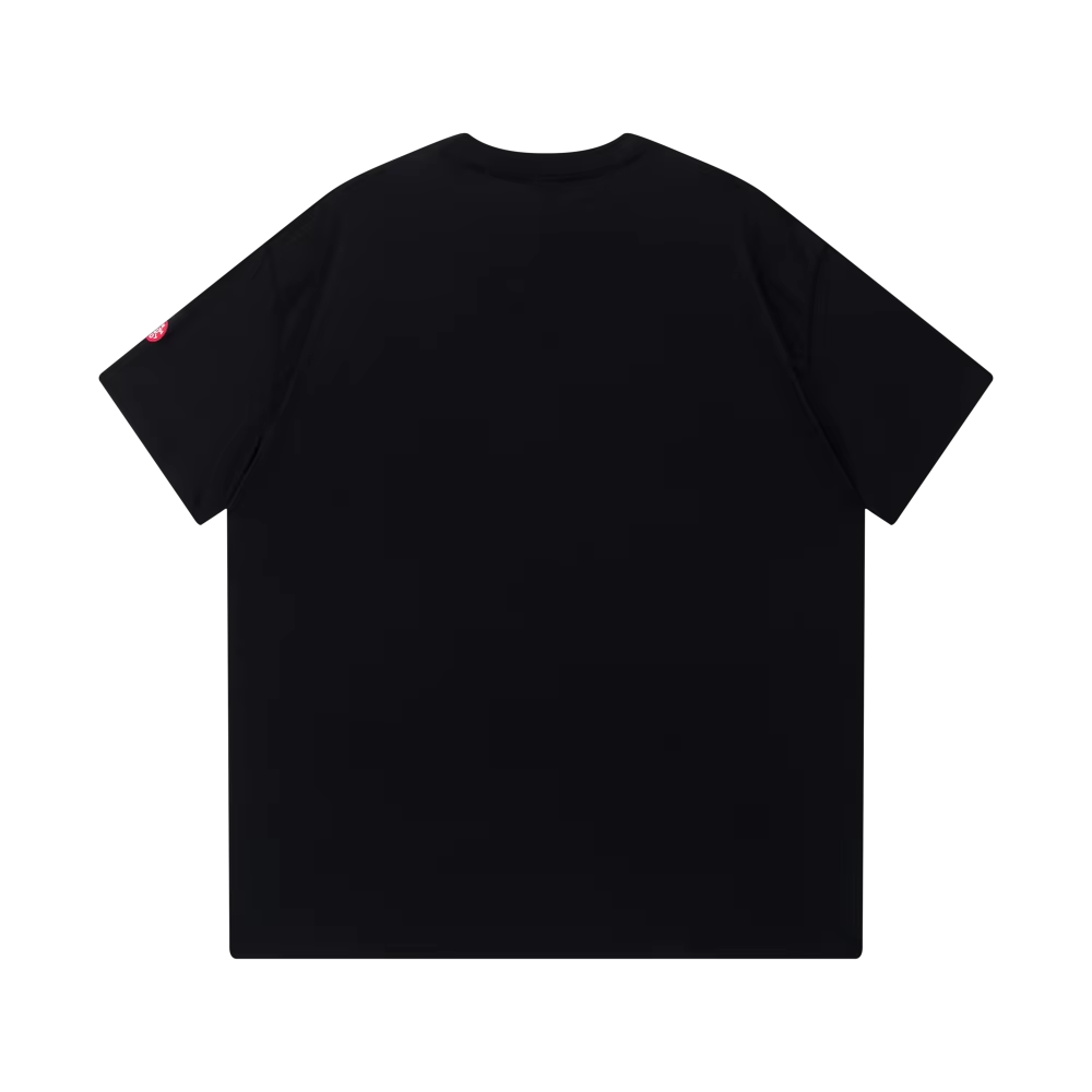 OIEEMTT Letter Beaded Printed Oversized Black Short Sleeve Unisex T-shirt Summer Graphic Tee Top