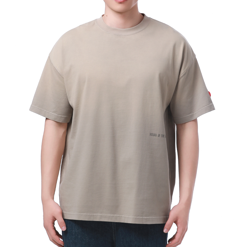 OIEEMTT Cotton Short Sleeve Tee Cotton Acid Wash Sun Faded T-shirt Summer Graphic Top
